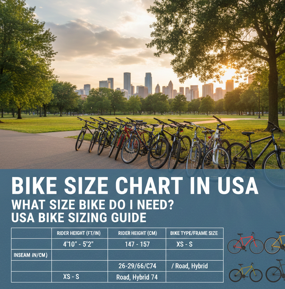 What Size Bike Do I Need? USA Bike Sizing Guide