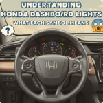 Understanding Honda Dashboard Lights: What Each Symbol Means