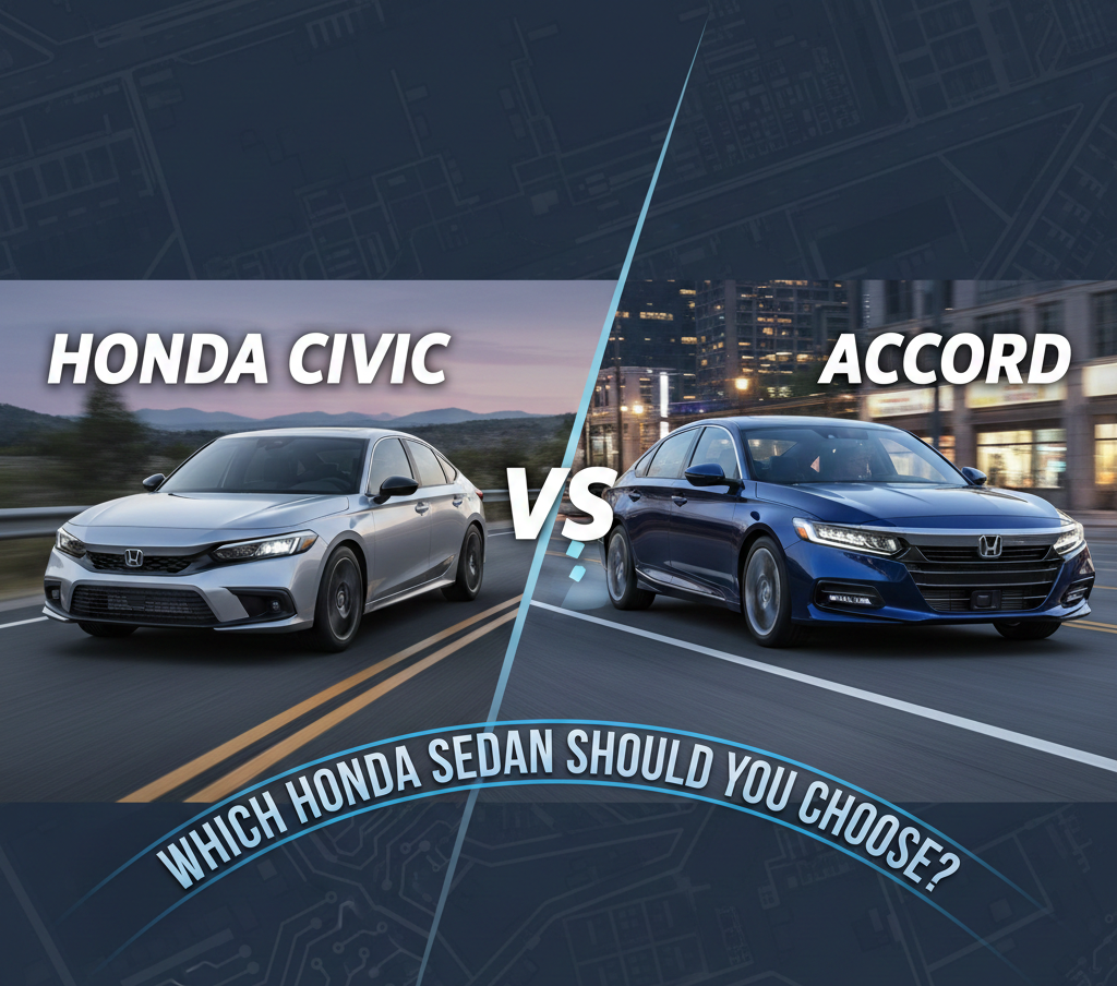 Honda Civic vs Accord Which Honda Sedan Should You Choose