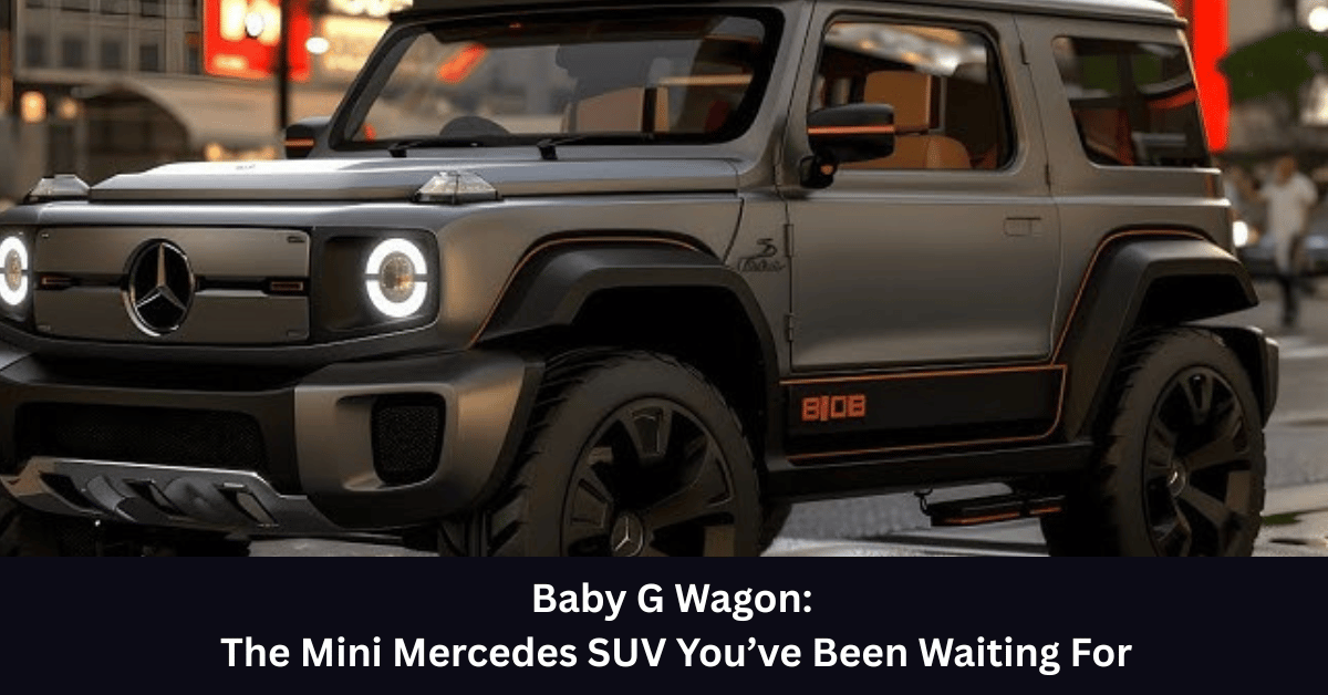 Baby G Wagon: The Mini Mercedes SUV You’ve Been Waiting For