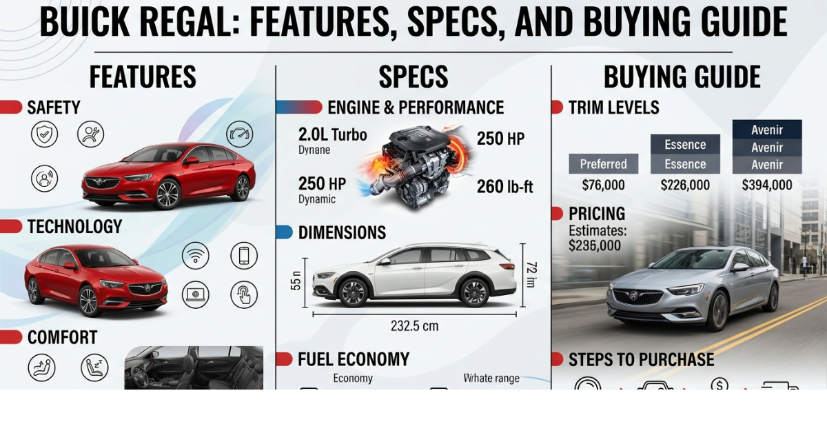 Buick Regal: Features, Specs, and Buying Guide