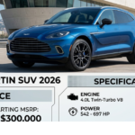 Aston Martin DBX 2026 Price, Specs & Features in USA