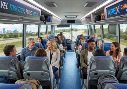Travel Together, Travel Better: Inside Apex Charter Bus Edmonton