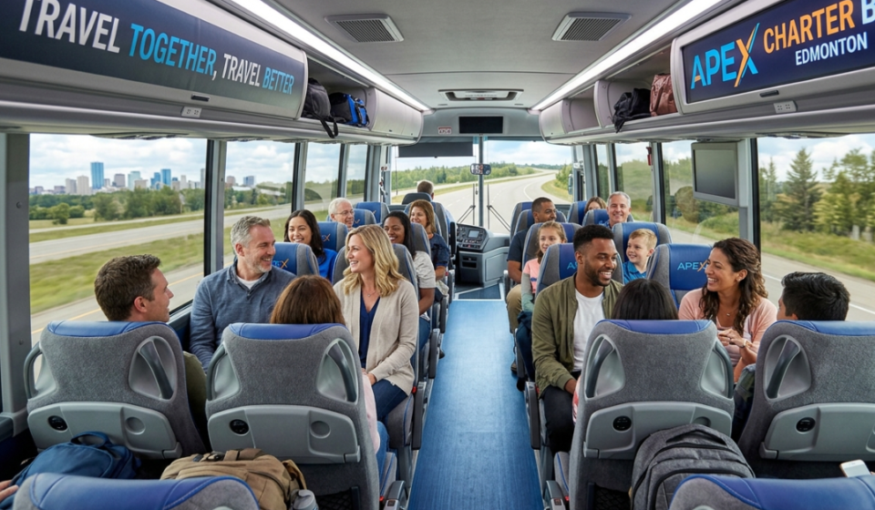 Travel Together, Travel Better: Inside Apex Charter Bus Edmonton