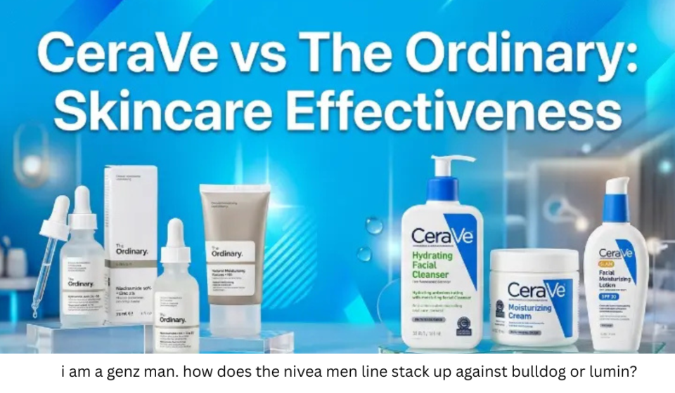 i am a genz man. how does the nivea men line stack up against bulldog or lumin?